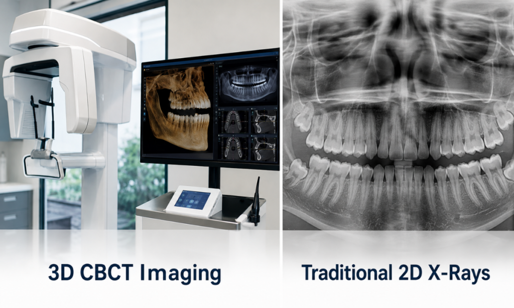 3D CBCT vs. Traditional X-Rays