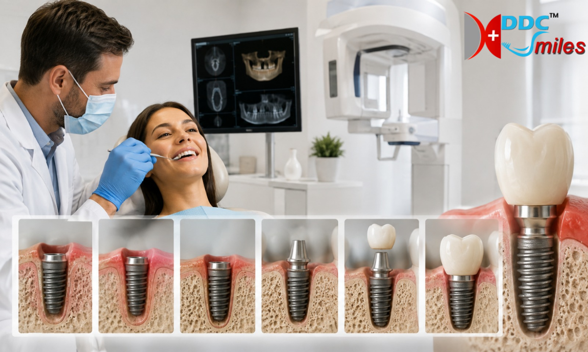 Dental implant recovery timeline, week by week