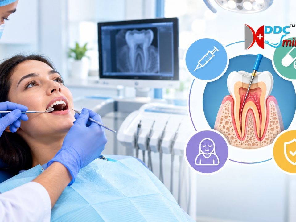 Root canal treatment with effective pain management