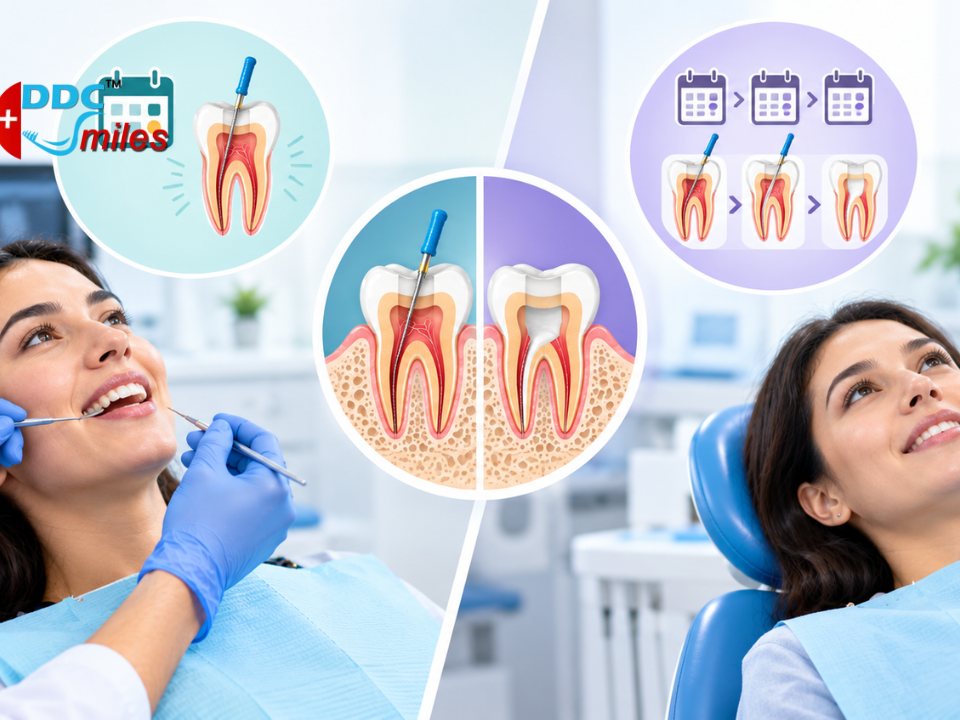 Single-sitting vs multi-sitting root canal treatment