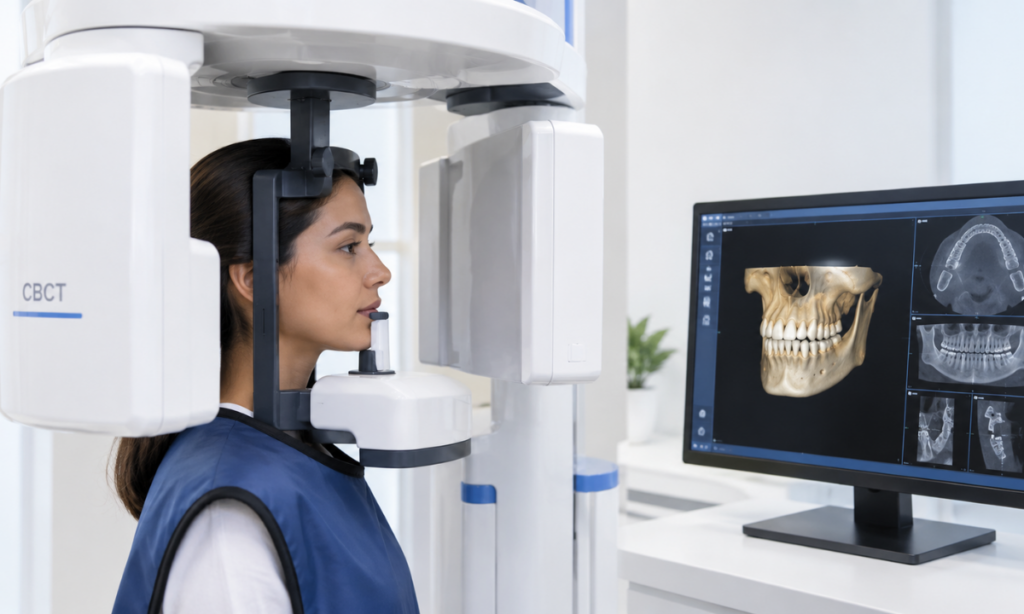 CBCT dental scan for precise diagnosis